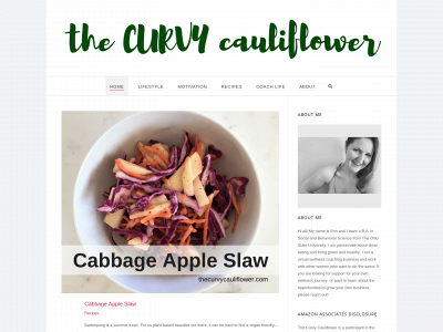 thecurvycauliflower.com snapshot
