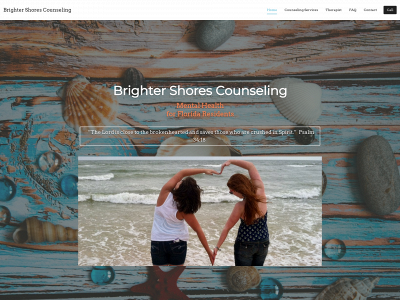 brightershorescounseling.com snapshot
