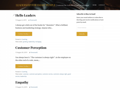 leadershipforsmartpeople.com snapshot