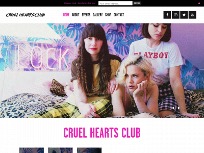 cruelheartsclub.com snapshot