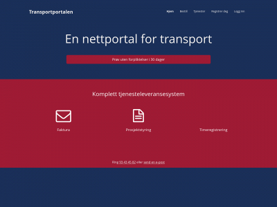 www.transportportalen.no snapshot
