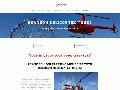 www.branson-helicoptertours.com snapshot