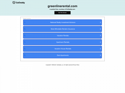 greenlinerental.com snapshot