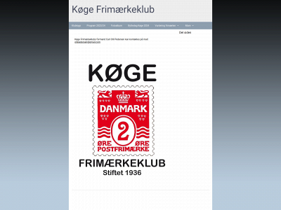 koege-frimaerkeklub.dk snapshot