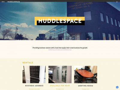 www.huddlespace.biz snapshot