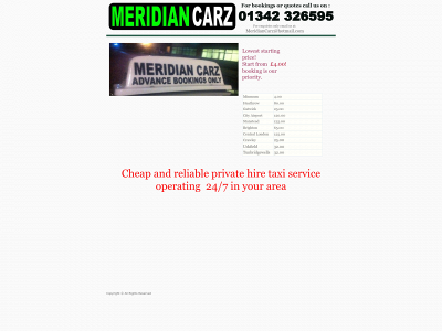 meridiancarz.co.uk snapshot