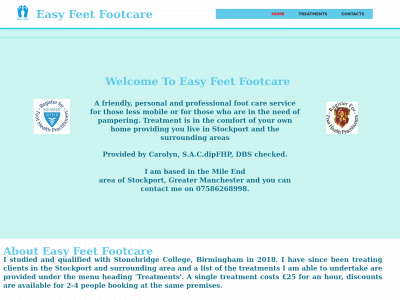 easyfeetfootcare.co.uk snapshot