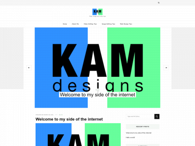 kam-designs.co.uk snapshot