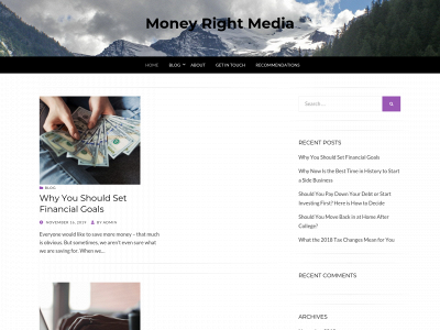 moneyrightmedia.com snapshot