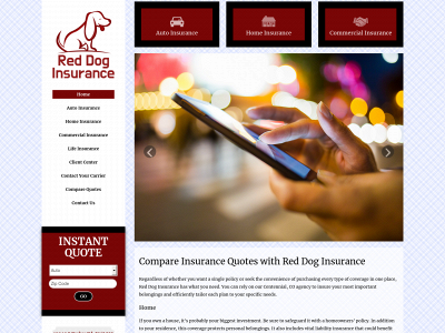 reddoginsurance.com snapshot