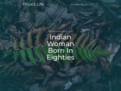 priyaslifeasanindianwoman.com snapshot