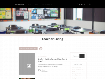 teacherliving.net snapshot