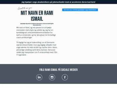 ramiismail.dk snapshot
