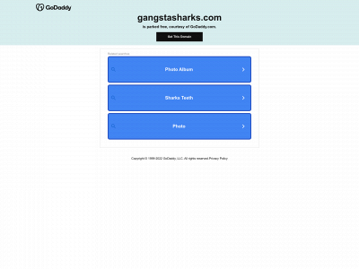gangstasharks.com snapshot