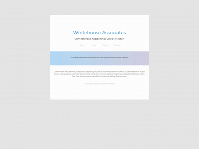 whitehouse.associates snapshot