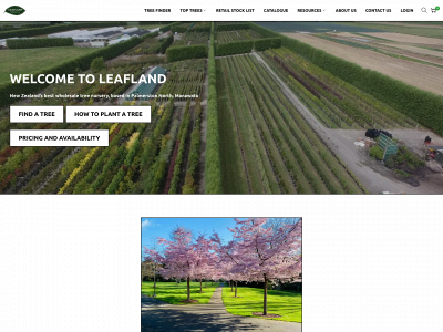 leafland.co.nz snapshot