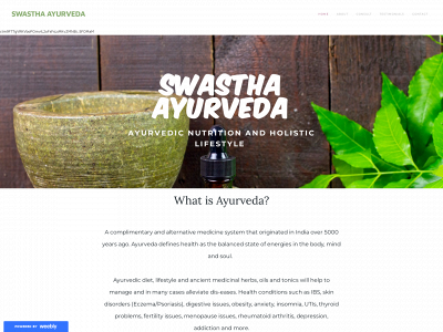 swasthaayurveda.weebly.com snapshot