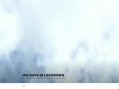 100daysinlockdown.com snapshot