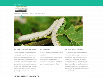 oregonsilkworms.com snapshot
