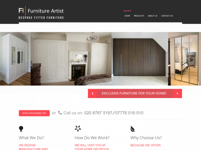 furnitureartist.co.uk snapshot