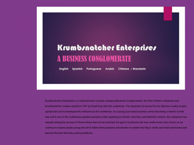 krumbsnatcherenterprises.com snapshot
