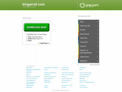 kingarraf.com snapshot