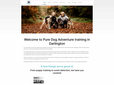 puredogadventuretraining.com snapshot
