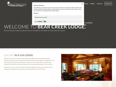 bear-creek-lodge.com snapshot