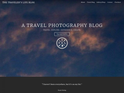 thetravelerslifeblog.com snapshot