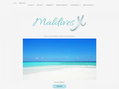 maldivesx.com snapshot