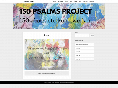 150psalmsproject.com snapshot