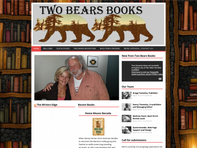 twobearsbooks.com snapshot