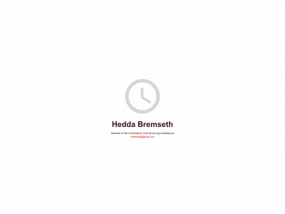 hedda-bremseth.no snapshot