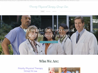 priorityphysicaltherapygroup.com snapshot