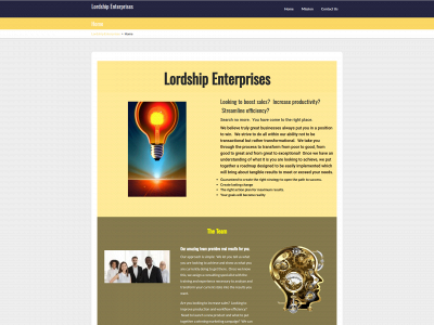 lordshipenterprises.com snapshot