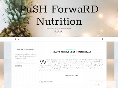 pushforwardnutrition.com snapshot