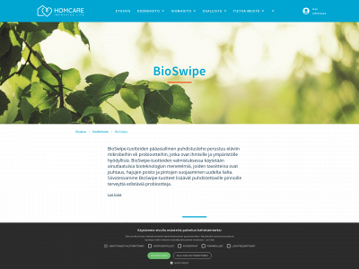bioswipe.fi snapshot