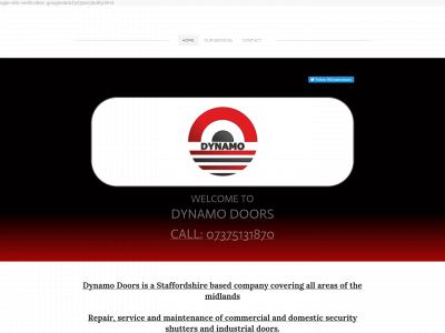 www.dynamodoors.com snapshot