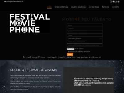 festivalmoviephone.com snapshot