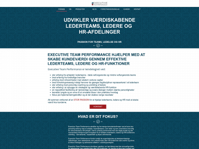 executiveteamperformance.dk snapshot