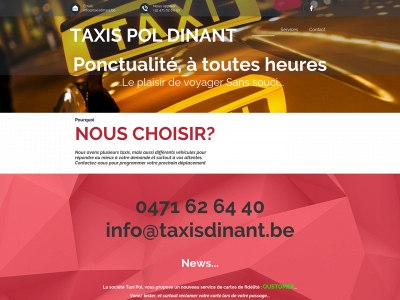 taxipoldinant.be snapshot