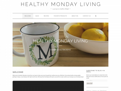healthymondayliving.com snapshot
