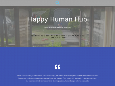happyhumanhub.co.uk snapshot