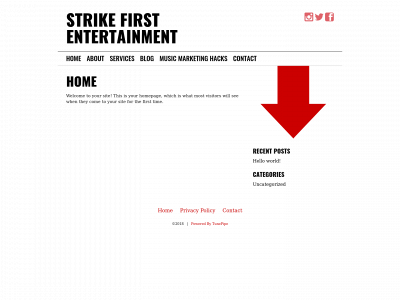 strikefirstent.com snapshot