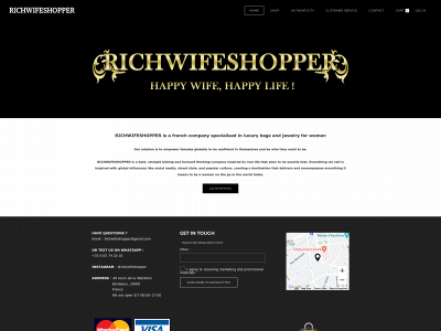 www.richwifeshopper.com snapshot