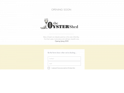 theoystershed.com.au snapshot