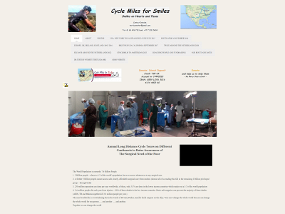 cyclemilesforsmiles.org snapshot