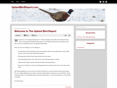 uplandbirdreport.com snapshot