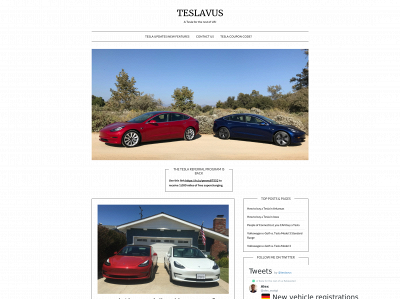 teslavus.com snapshot