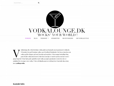 vodkalounge.dk snapshot